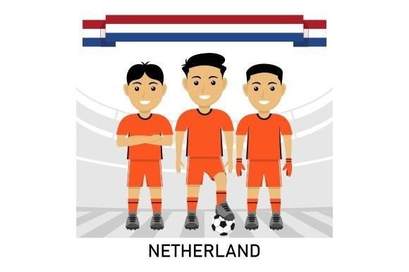 Designing for Glory: Leveraging World Cup Vector Assets for Netherlands and Uruguay