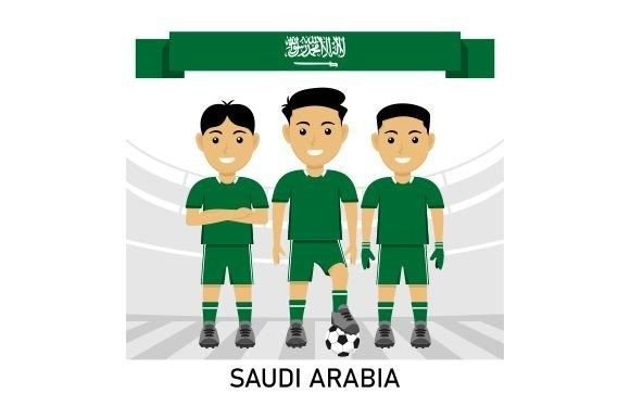 Designing for the Green Falcons: A Complete Guide to Squad Team World Cup Saudi Arabia Vector Assets