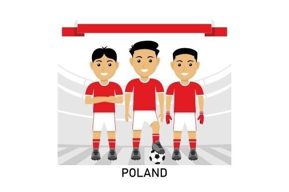 Evaluating Squad Team World Cup Poland Vector Assets for Design Projects