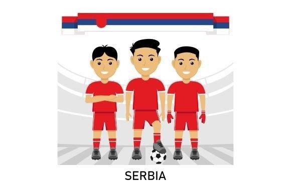 Integrating Squad Team World Cup Serbia Vector Assets into Professional Design Workflows
