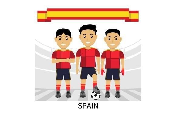 Maximizing Design Flexibility with Squad Team World Cup Spain Vector Assets