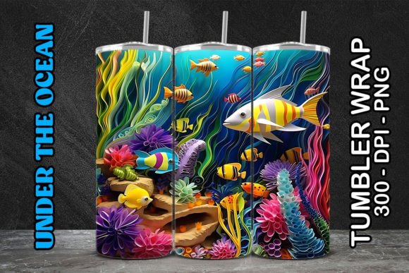 Maximizing Print Quality and Design Versatility with Sea World Tumbler Wrap 112