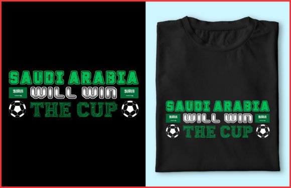 Saudi Arabia World Cup T-Shirt Design Assets