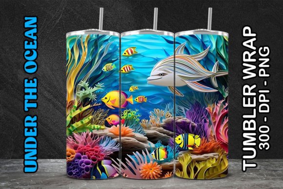 Sea World Tumbler Wrap 113: Integrating Digital Assets into Sublimation Workflows