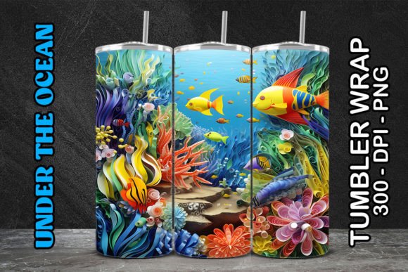 Sea World Tumbler Wrap 124: Strategic Asset Integration for Custom Drinkware Production