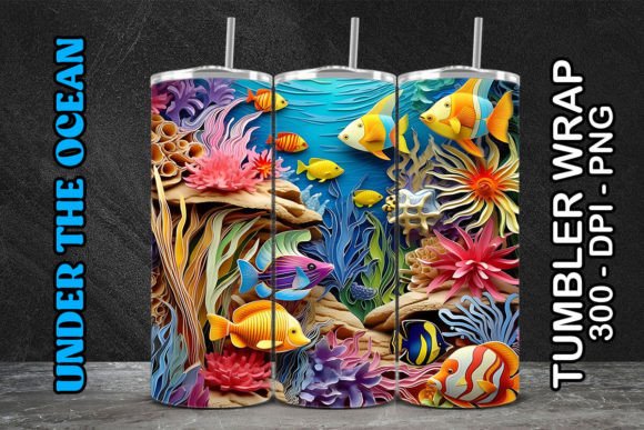 Sea World Tumbler Wrap 21: Strategic Application for Custom Drinkware Production