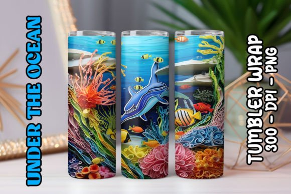 Sea World Tumbler Wrap 73 Design Guide