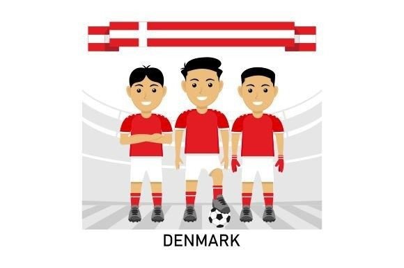 Squad Team World Cup Denmark Vector Assets